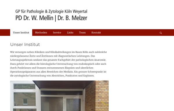 Vorschau von www.patho-zyto-koeln.de, Gemeinschaftspraxis für Pathologie und Zytologie