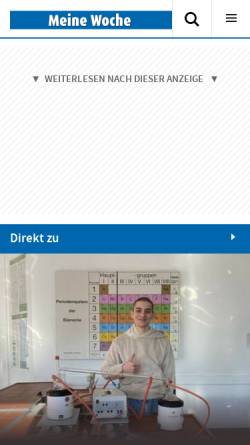 Vorschau der mobilen Webseite www.extra-tipp-moenchengladbach.de, Report Anzeigenblatt GmbH
