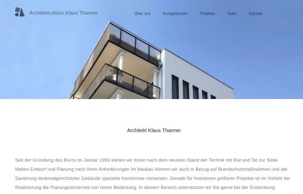 Vorschau von www.architekt-hilpoltstein.de, Thanner, Klaus