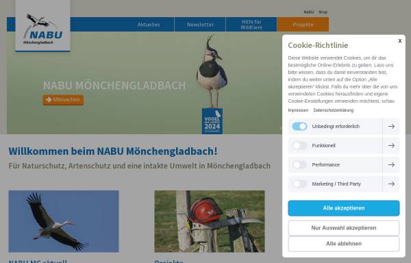 Vorschau von www.nabu-mg.de, Naturschutzbund Deutschland (NABU), Stadtverband Mönchengladbach e.V.