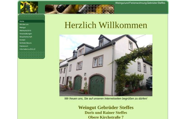Vorschau von www.weingut-gebrueder-steffes.de, Weingut Gebrüder Steffes