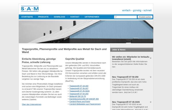 Vorschau von www.sam-vertrieb.de, S.A.M. Vertrieb GmbH & Co. KG