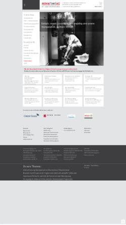 Vorschau der mobilen Webseite www.novatime.ch, Novatime AG