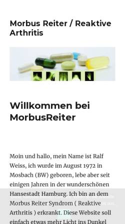 Vorschau der mobilen Webseite morbusreiter.de, Morbus Reiter