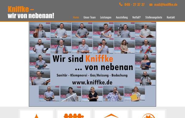 Vorschau von www.kniffke.de, H. Kniffke Sanitärtechnik GmbH