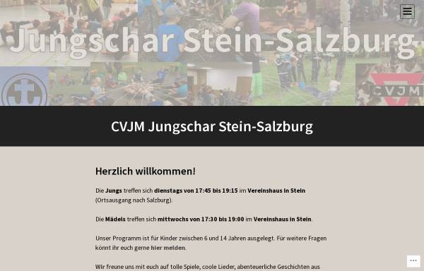 Vorschau von www.cvjm-stein-salzburg.de, CVJM Jungschar Stein-Salzburg