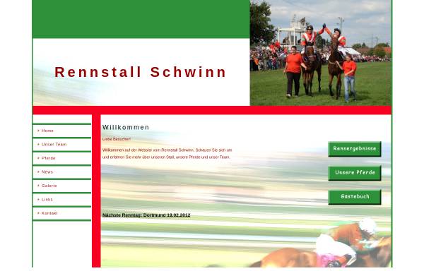 Vorschau von www.rennstall-schwinn.de, Rennstall Schwinn