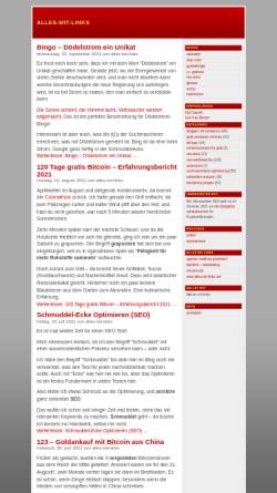 Vorschau der mobilen Webseite www.alles-mit-links.de, alles-mit-links