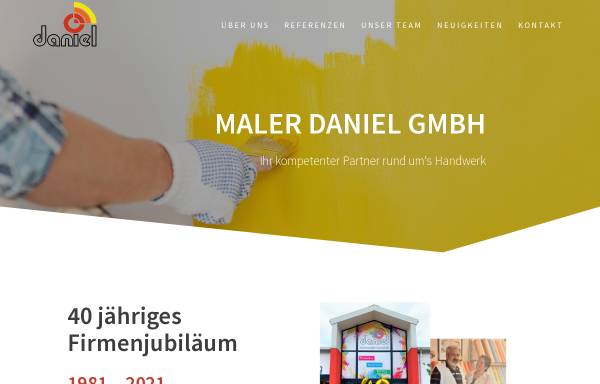 Vorschau von www.maler-daniel.de, Maler Daniel GmbH