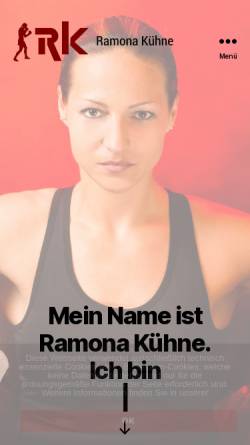 Vorschau der mobilen Webseite www.ramona-kuehne.com, Kühne, Ramona