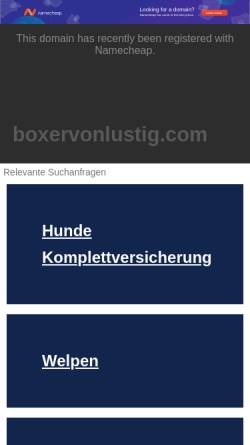 Vorschau der mobilen Webseite boxervonlustig.com, Von Lustig