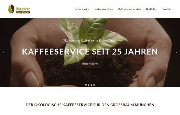 Ökologischer Kaffeeservice - Werner Endres