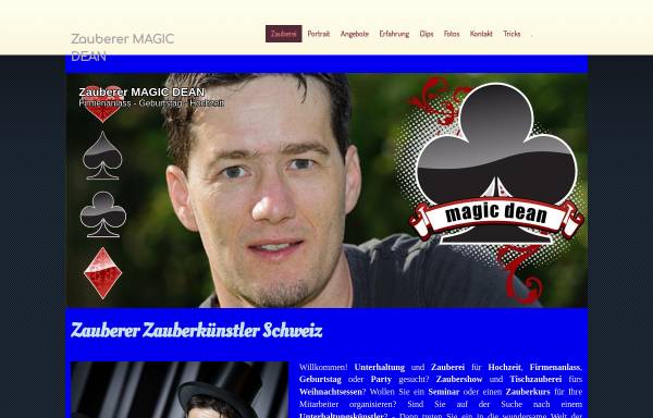 Vorschau von www.magicdean.ch, Magic Dean