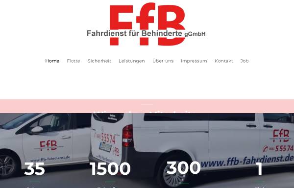 Vorschau von www.ffb-fahrdienst.de, FfB Fahrdienst für Behinderte gGmbH