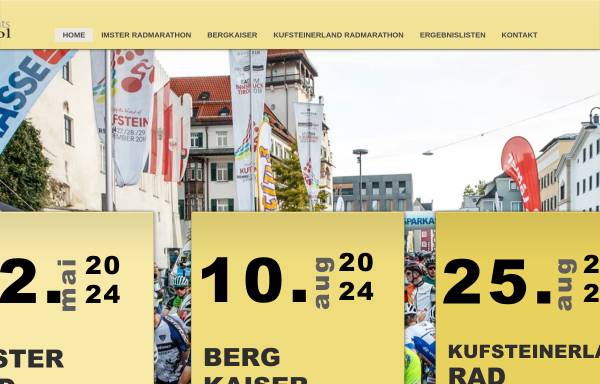 Vorschau von www.radsportevents.com, Radsport Events Tirol