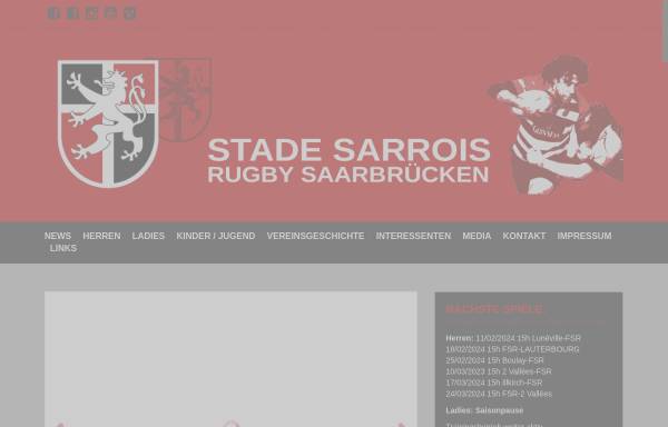 Vorschau von www.stade-sarrois.de, SSR Stade Sarrois Rugby e.V.