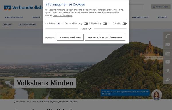Vorschau von www.voba-eisbergen.de, Volksbank Eisbergen eG
