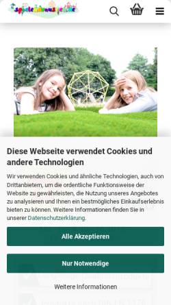 Vorschau der mobilen Webseite spielendraussen.de, Spielendraussen.de Ltd.