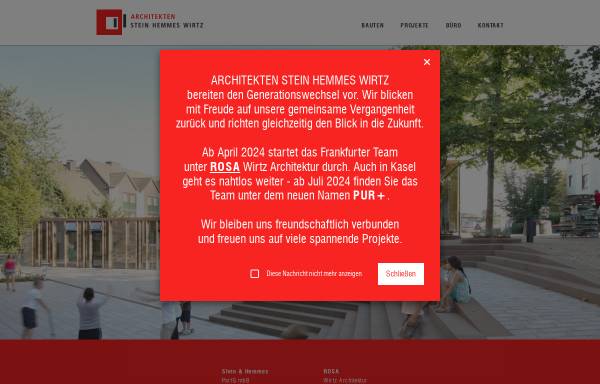 Vorschau von www.stein-hemmes-wirtz.de, Architekten Stein, Hemmes, Wirtz