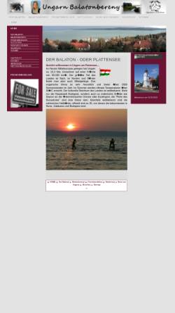 Vorschau der mobilen Webseite norbertfichtner.de, Der Balaton oder Plattensee