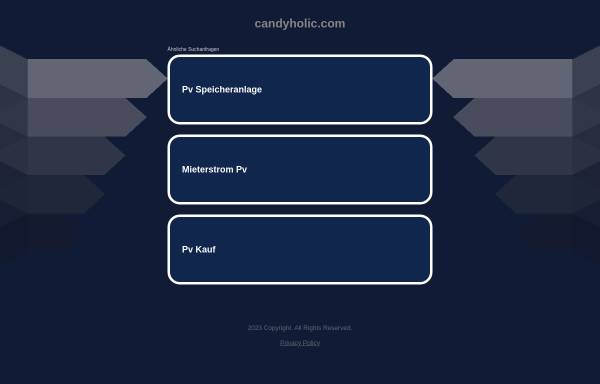 Vorschau von candyholic.com, Candyholic.com