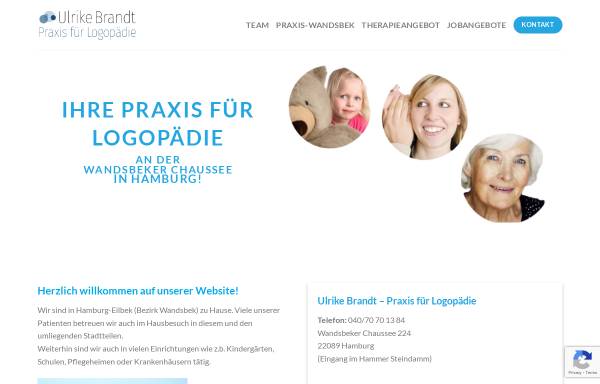 Vorschau von logopaedie-brandt.de, Praxis für Logopädie - Ulrike Brandt