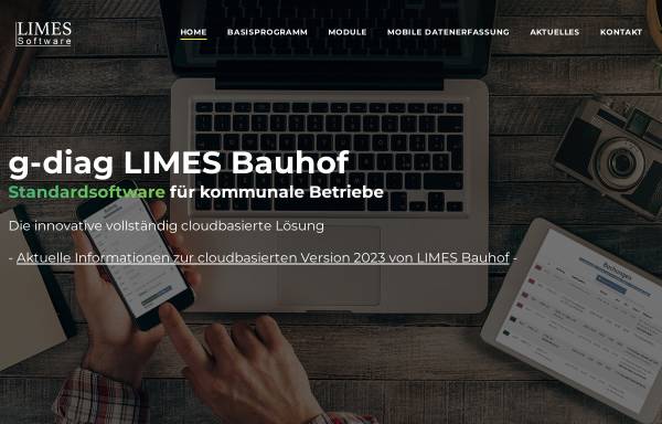 Vorschau von limes-kommunal.de, LIMES Software