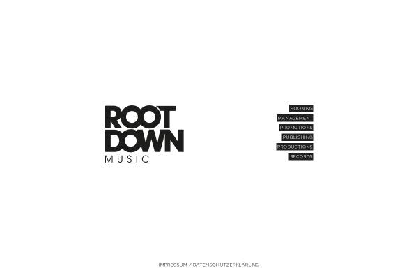 Vorschau von rootdown-music.com, Rootdown Music