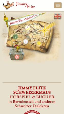 Vorschau der mobilen Webseite www.jimmyflitz.ch, Jimmy-Flitz Reis dür d Schwyz