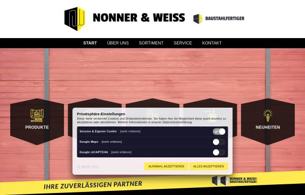 Vorschau von www.nonner-weiss.de, Nonner & Weiß GmbH
