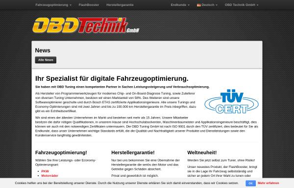 Vorschau von www.obd-tuning.de, OBD-Tuning GmbH