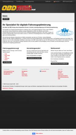 Vorschau der mobilen Webseite www.obd-tuning.de, OBD-Tuning GmbH