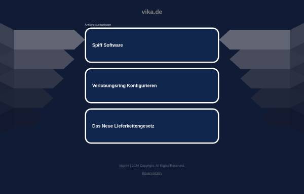 Vorschau von www.vika.de, Vika Ingenieurgesellschaft mbH