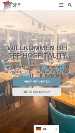 Vorschau der mobilen Webseite sfp-berlin.com, RF Supply for Professionals KG