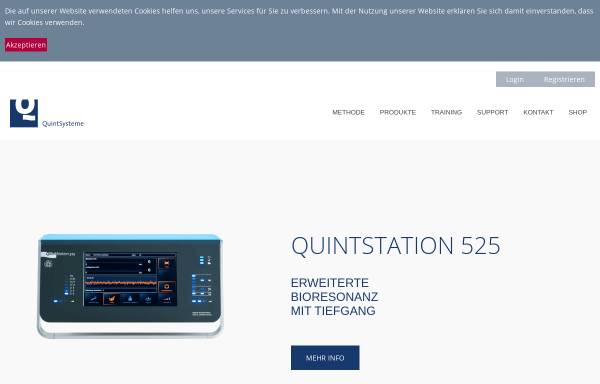 Vorschau von quintsysteme.com, Quintsysteme GmbH