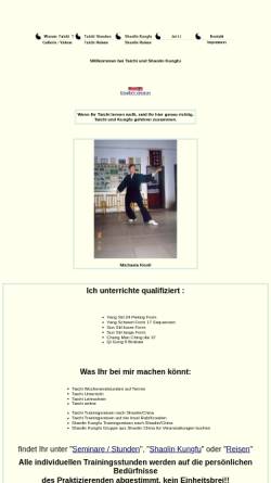 Vorschau der mobilen Webseite www.tai-chi-meixner.de, Michaela Knoll