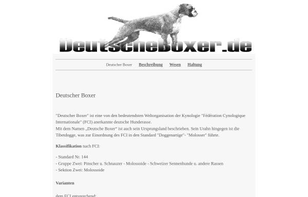 Vorschau von www.deutscheboxer.de, DeutscheBoxer