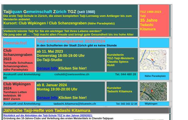 Vorschau von taiji-zuerich.ch, TaiJiQuan-Gemeinschaft Zürich