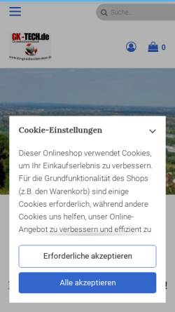 Vorschau der mobilen Webseite www.der-grosskuechen-store.de, Ingenieurbüro Schröder
