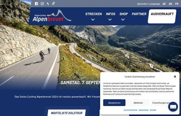 Vorschau von www.alpenbrevet.ch, Alpenbrevet, Meiringen (CH)