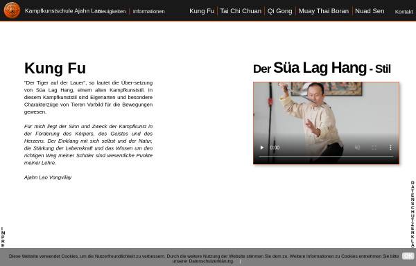 Vorschau von www.tiger-kungfu.de, Kampfkunstschule Ajan Lao