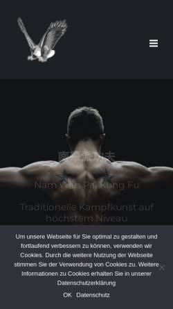 Vorschau der mobilen Webseite namwahpai-kungfu.de, Nam Wah Pai