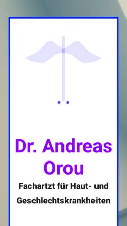 Vorschau der mobilen Webseite www.orou.at, Augenarztpraxis Dr. med. Franz Orou