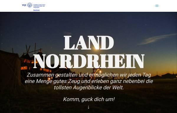 Vorschau von www.vcp-nordrhein.de, Verband Christlicher Pfadfinderinnen und Pfadfinder (VCP), Land Nordrhein