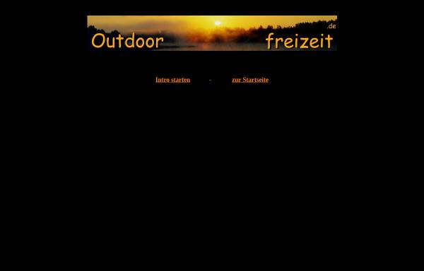 Vorschau von www.outdoorfreizeit.de, Outdoorfreizeit - von A bis Z