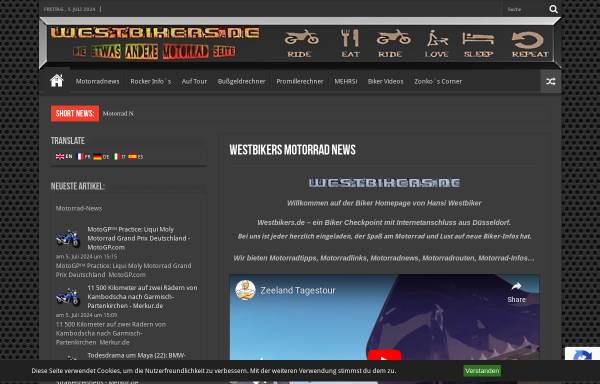 Vorschau von www.westbikers.de, Westbikers virtuelle Motorrad Werkstatt