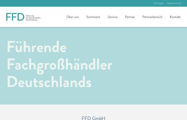 Vorschau von www.ffd-gmbh.de, FFD Weinhandels- und Beteiligungs GmbH