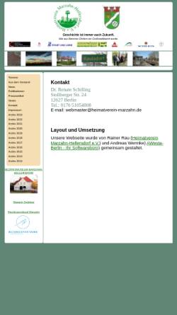 Vorschau der mobilen Webseite www.heimatverein-marzahn.de, Heimatverein Marzahn-Hellersdorf e.V.