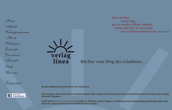 Vorschau von www.verlag-linea.de, Verlag Linea