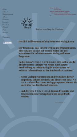 Vorschau der mobilen Webseite www.verlag-linea.de, Verlag Linea